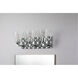 Alpha 3 Light 25 inch PC Bath Light Wall Light in Polished Chrome